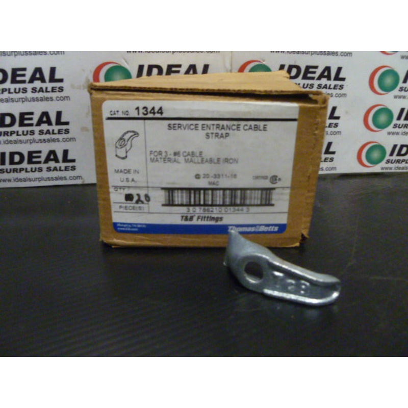 THOMAS & BETTS 1344 CABLE|Factory Sealed Packaging|New In Box|New No Box|Used|Reconditioned