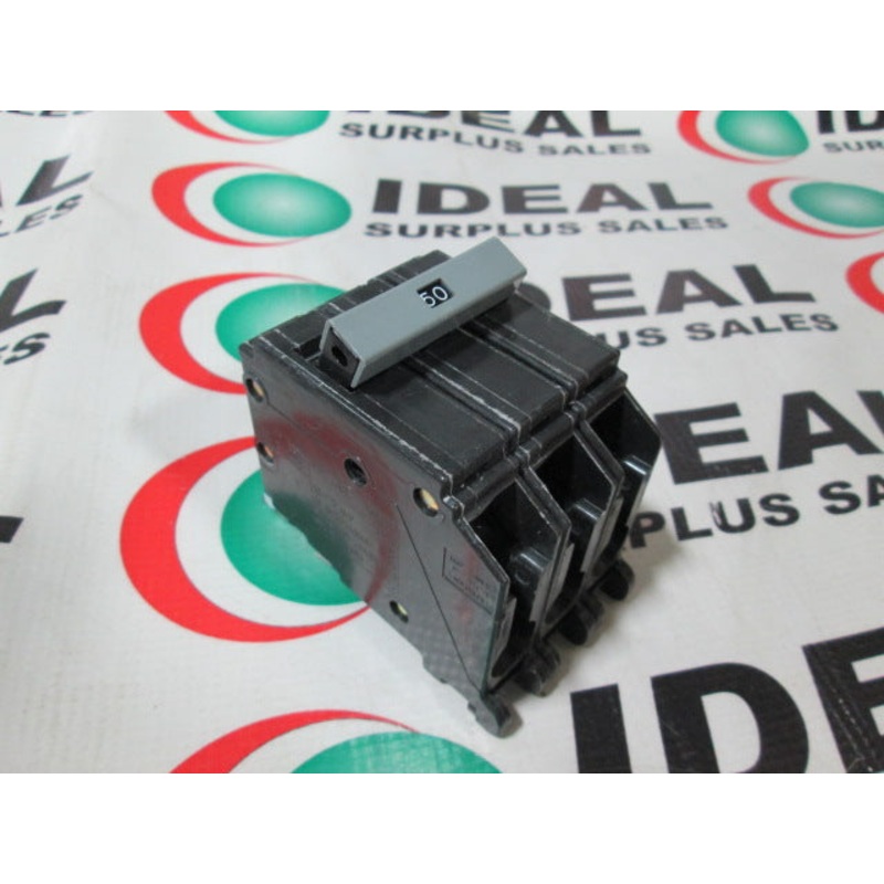BREAKER, CUTLER HAMMER CHB350, 50A 3 POLE SNAP IN CIRCUIT BREAKER