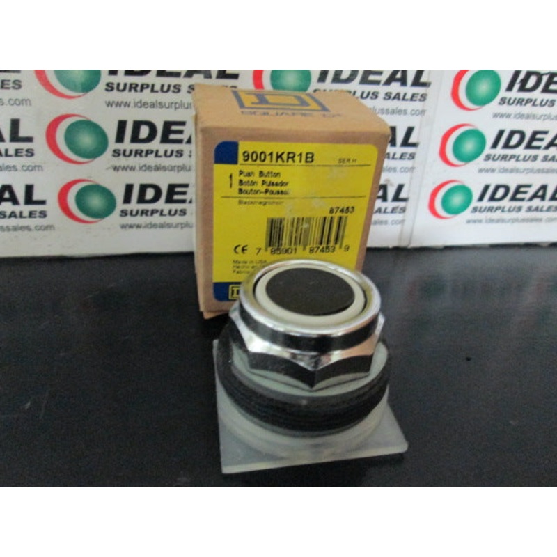 Square D 9001KR1B Black Push Button Operator