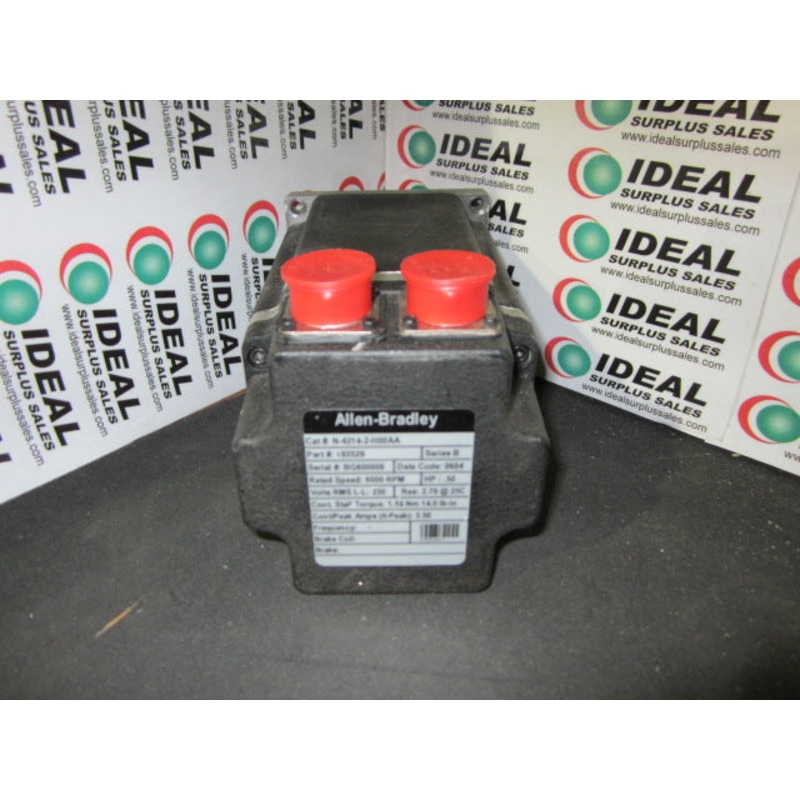 ALLEN-BRADLEY, N-4214-2-H00AA – MOTOR: SERIES B, 6000RPM, 50KW NNB`