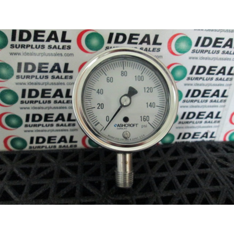 ASHCROFT 251009SW02L160 GAUGE|Factory Sealed Packaging|New In Box|New No Box|Used|Reconditioned