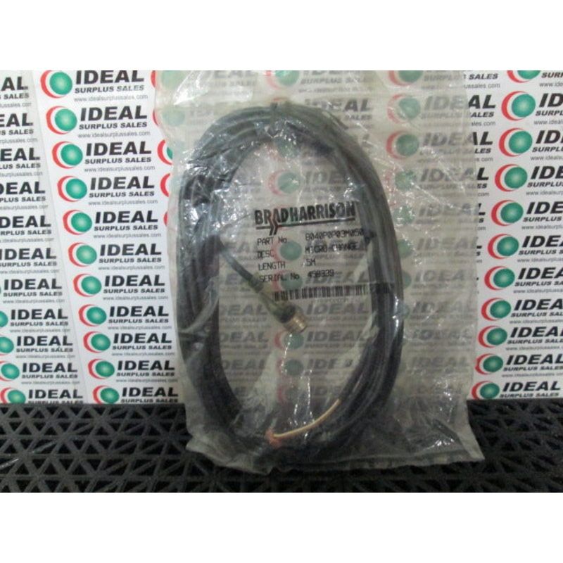 BRAD HARRISON 8040P0P03M050 CORDSET