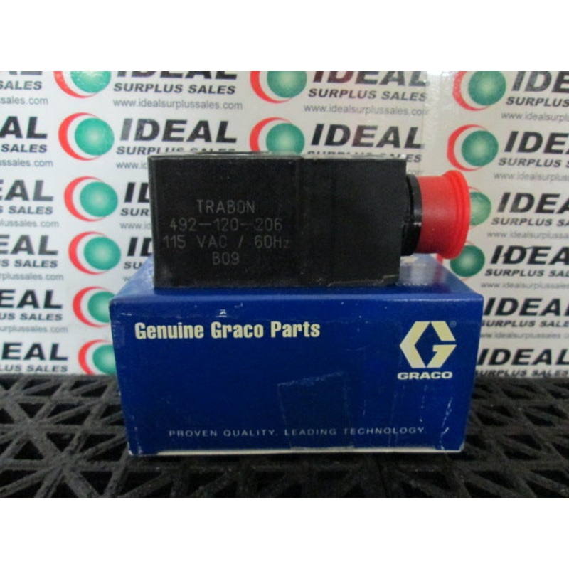 COIL, GRACO TRABON 492-120-206, 115VAC 60HZ SOLENOID COIL