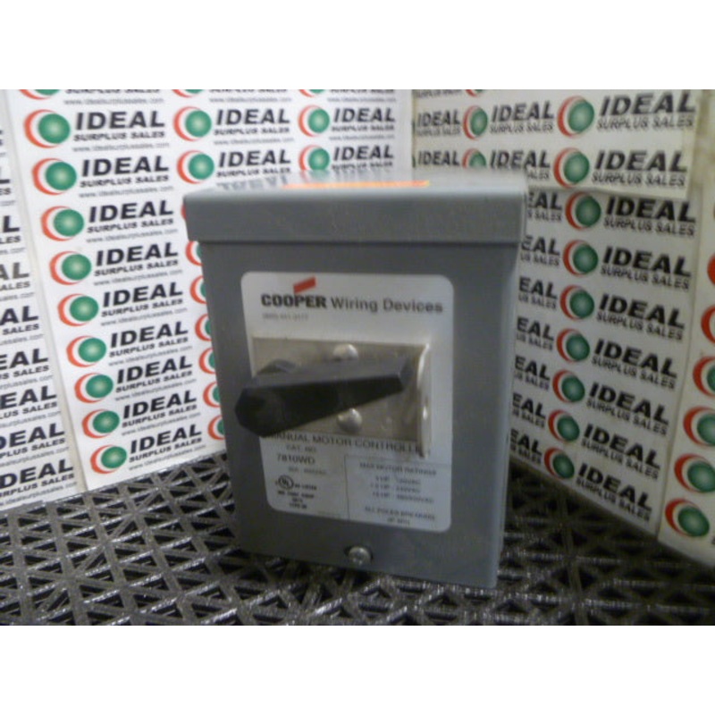 COOPER 7810WD CONTROLLER|Factory Sealed Packaging|New In Box|New No Box|Used|Reconditioned