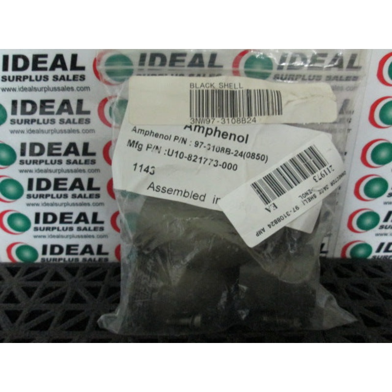 Amphenol 973108B24 Connector Mil Spec 90 Degree