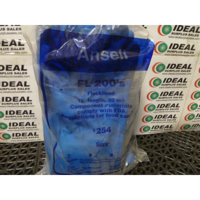 ANSELL FL200S GLOVES|Factory Sealed Packaging|New In Box|New No Box|Used|Reconditioned