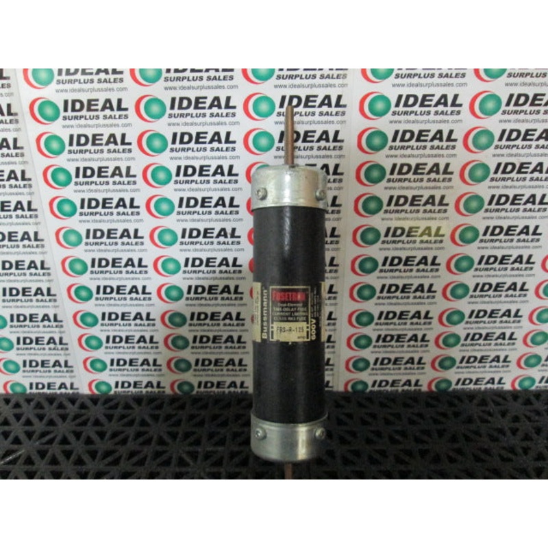 Bussmann Fusetron FRS-R-125 125A Time Delay Fuse 125A 600V