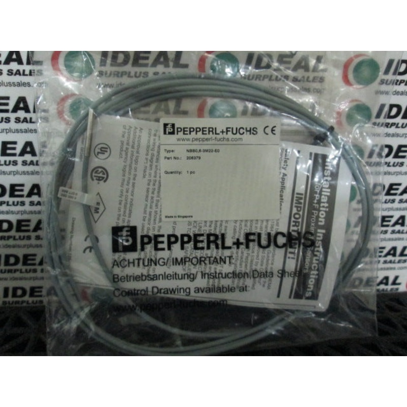 SENSOR, PEPPERL & FUCHS NBB0,6-3M22-E0, INDUCTIVE PROXIMITY