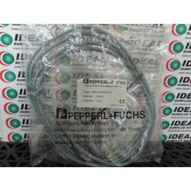 SENSOR, PEPPERL & FUCHS NBB0,8-5GM25-E2, INDUCTIVE PROXIMITY, 053491