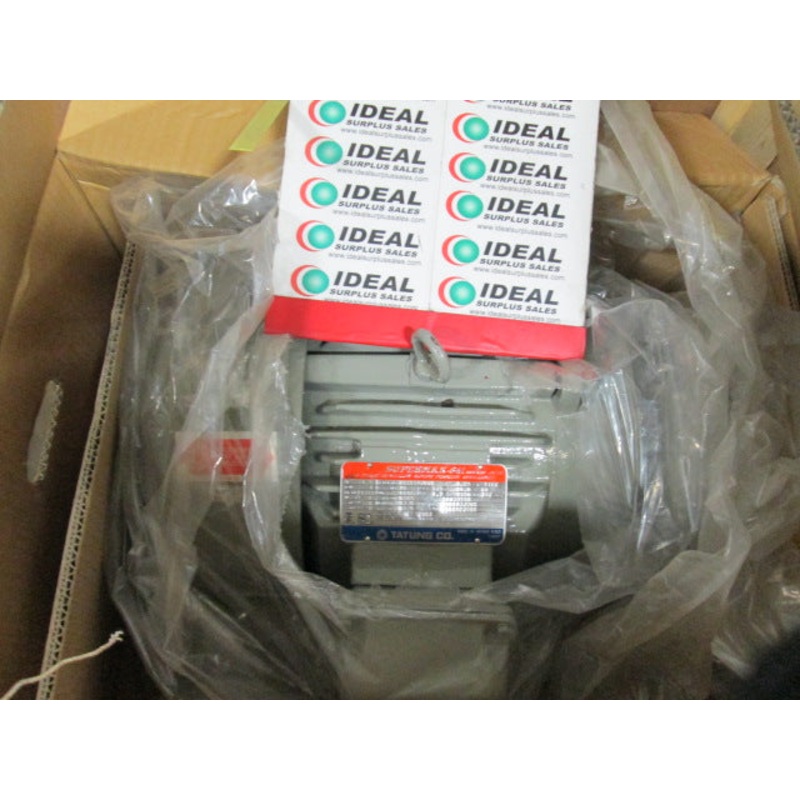 Tatung Super Max 7.5 HP AC Motor 213TC Frame 1750 RPM 575VAC TEFC