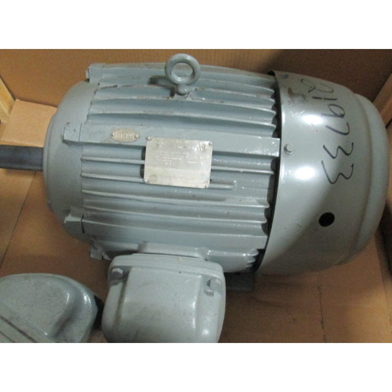 US Electric 15HP AC Motor 324U Frame 1185 RPM 460VAC!