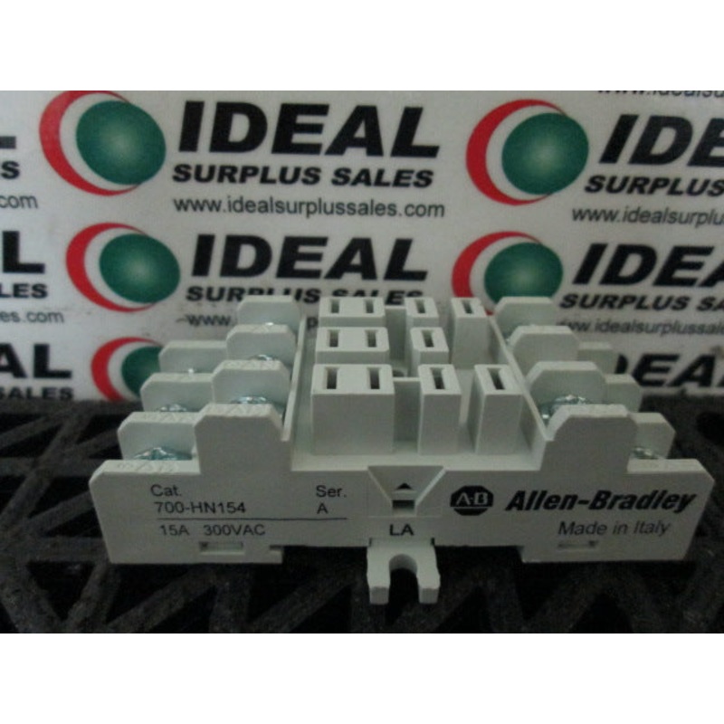 Allen Bradley 700-HN154 Series A Relay Base 15A 300VAC