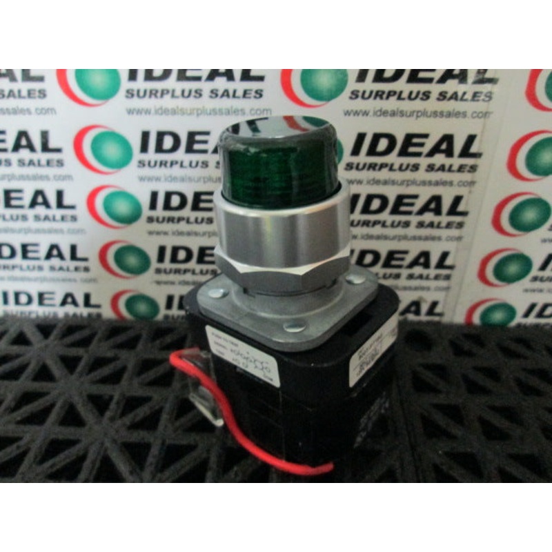 Allen Bradley 800T-PT16G Push to Test Pilot Light Green Lens 120V 60Hz