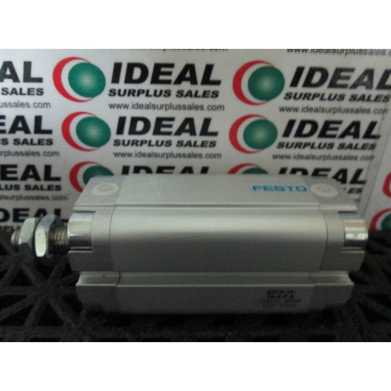 CYLINDER, FESTO 156615, 1 BAR-10 BAR, ADVU-25-50-A-P-A, PNEUMATIC CYLINDER
