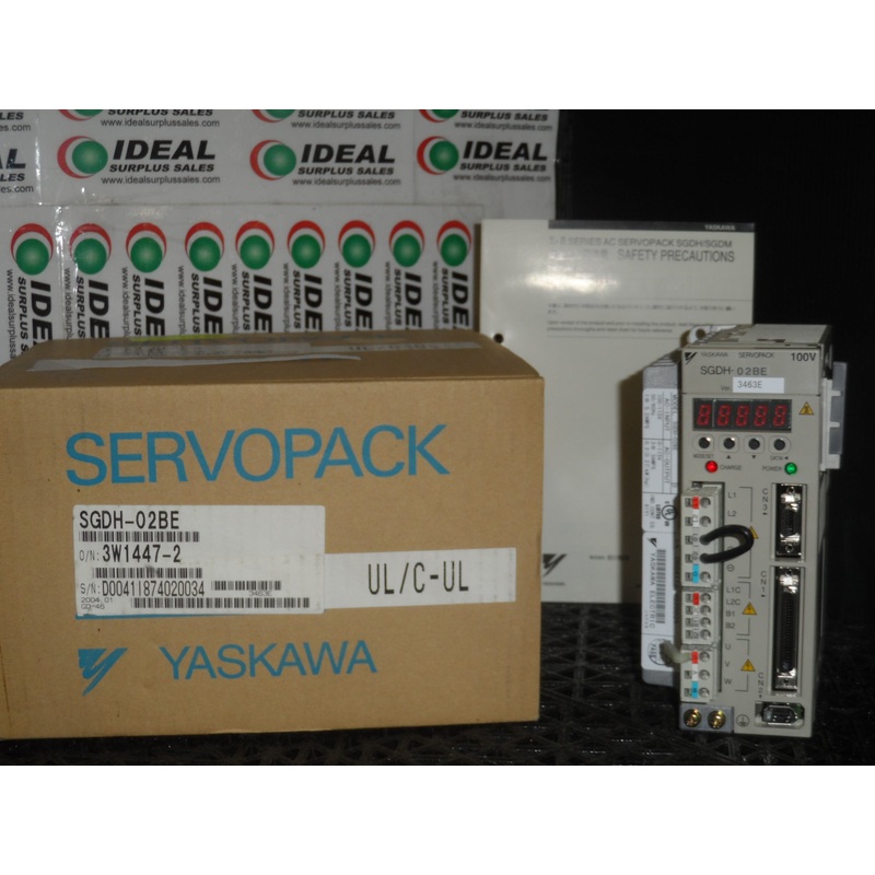 SERVOPACK, YASKAWA – SGDH-02BE, SERVOPACK 100-115V 51/60HZ, 5.2AMPS