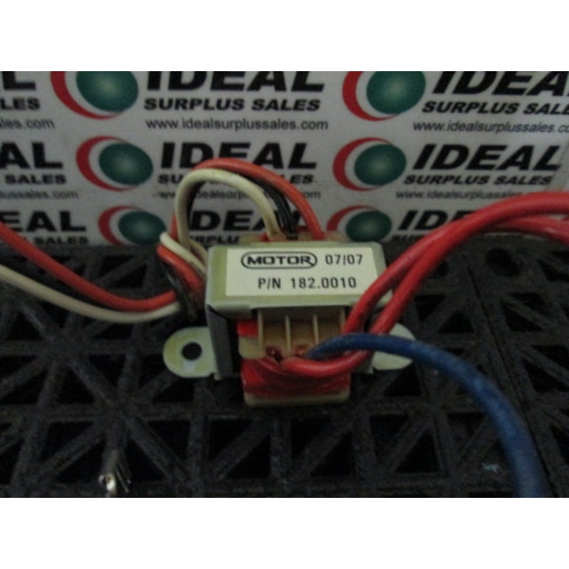 TRANSFORMER, MOTOR 182.0010, LIGHT ALARM/EMERGENCY LIGHTING TRANSFORMER