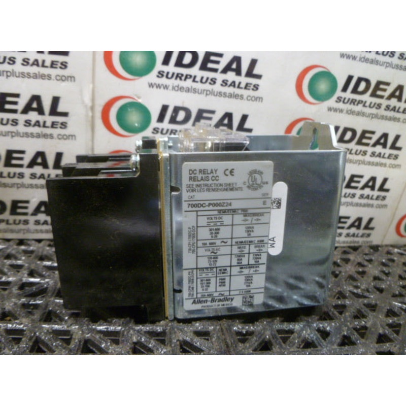 Allen Bradley 700DC-P000Z24 Industrial Relay 600V  Max  5 Amp