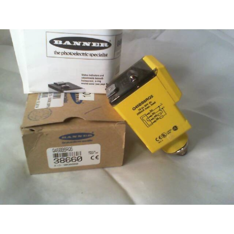 BANNER Q45BB6RQ5 SENSOR|Factory Sealed Packaging|New In Box|New No Box|Used|Reconditioned
