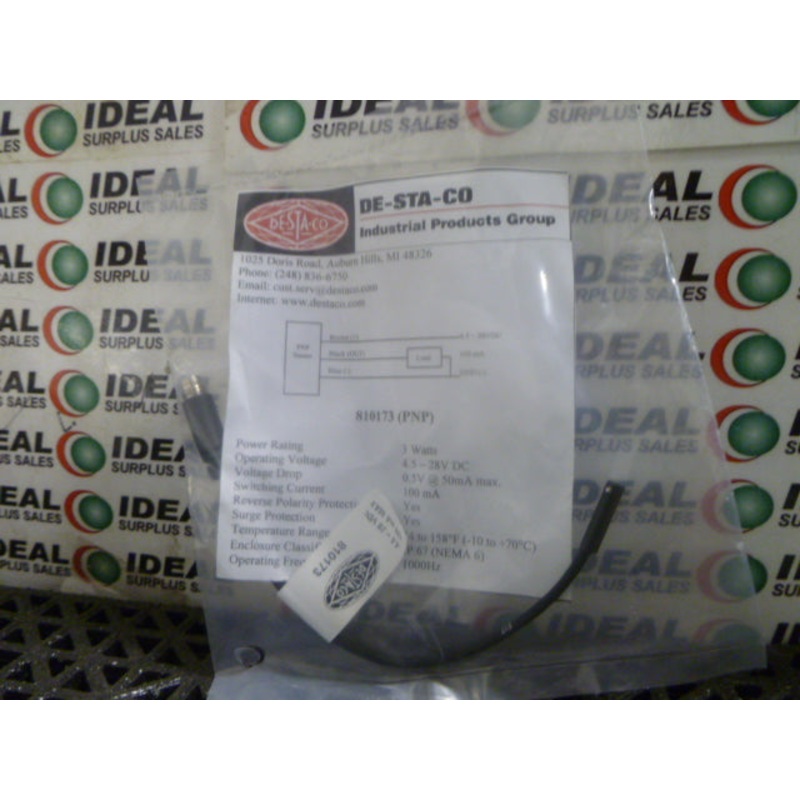 DE-STA-CO 810173 SWITCH|Factory Sealed Packaging|New In Box|New No Box|Used|Reconditioned