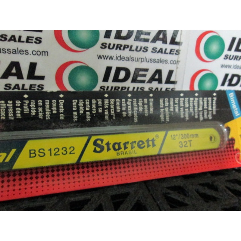 Starrett BS1232 12 Bi-Metal Hacksaw Blade (2ea/Pkg) 32TPI