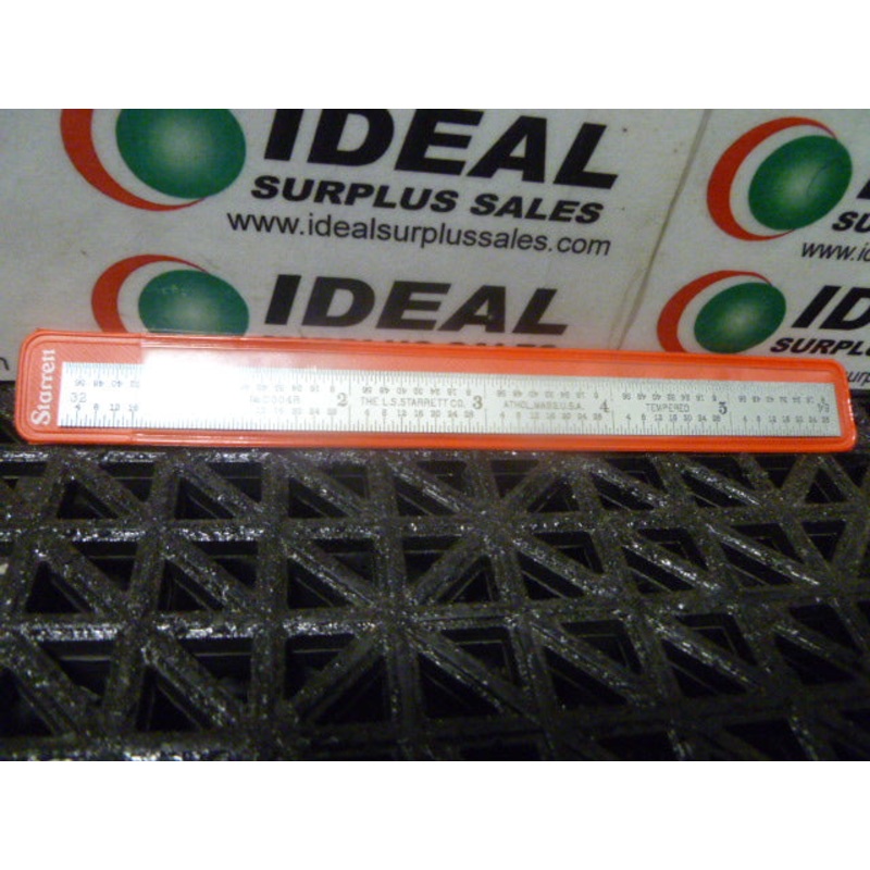 Starrett C304R-6 Flexible Steel Rule 6 Long x 1/2 Width Full Flex Chrome