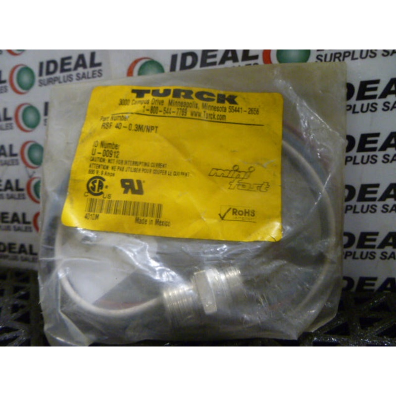 TURCK RSF4003MNPT Connector Receptacle
