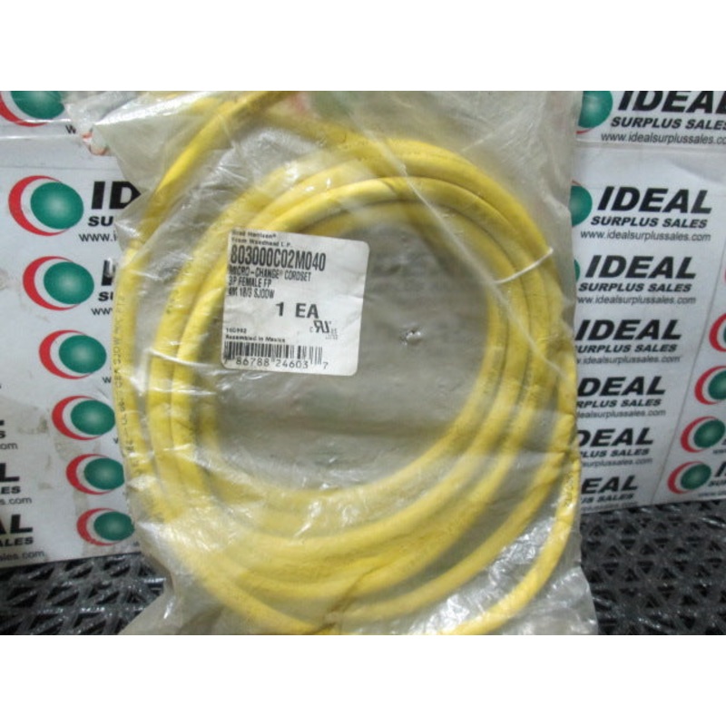 WOODHEAD 803000C02M040 CORDSET