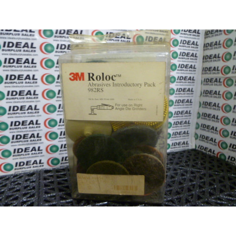 3M Roloc 982RS Bristle Disc Kit 2 Inch Abrasive Introductory Kit