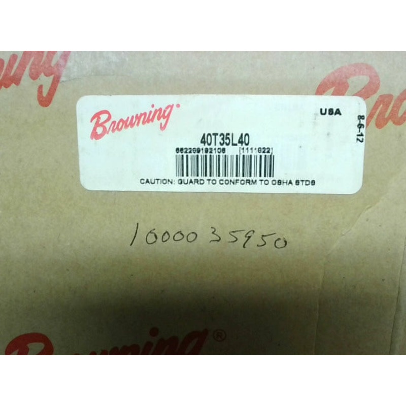 Browning  40T35L40  3” Bore 40 Tooth Torque Limiter Sprocket