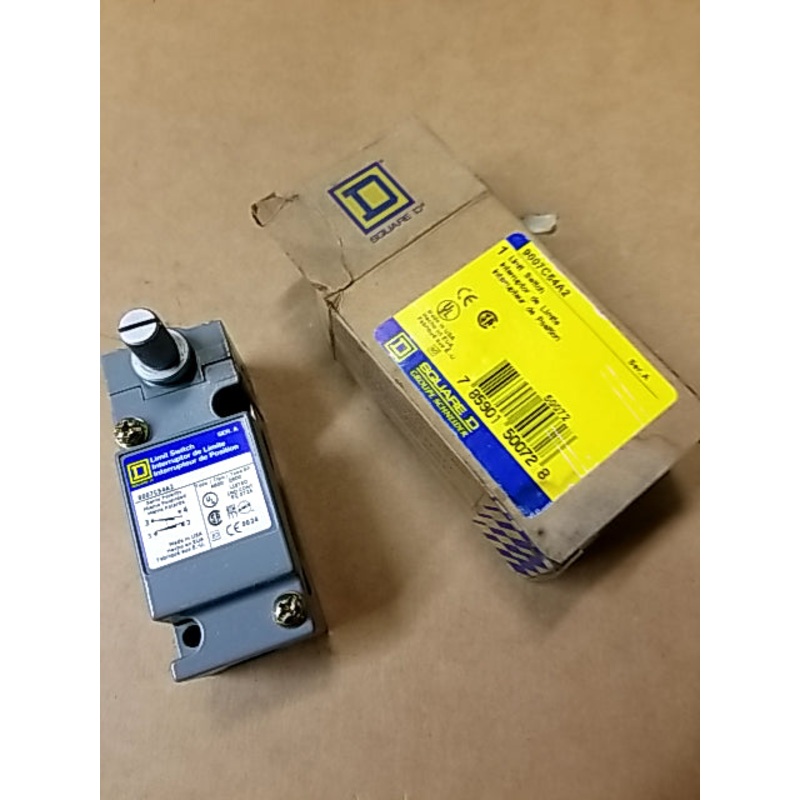 Square D 9007-C54A2 Limit Switch 10 Amps 600 Volts 1 NO 1 NC