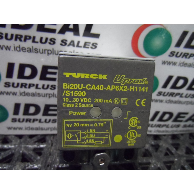 TURCK BI0UCA40AP6X2H1141S1590 Embeddable Inductive Sensor