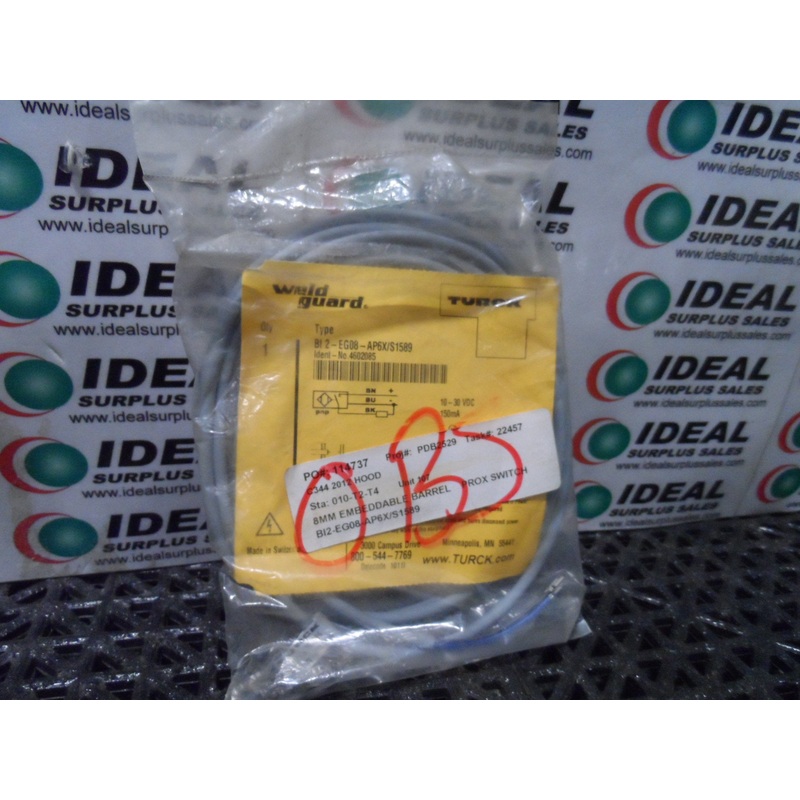 TURCK BI2EG08AP6XS1589 Proximity Sensor