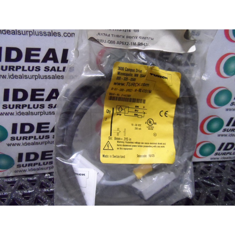 TURCK BI8UQ08AP6X21MRS4TS1764 Inductive Proximity Sensor