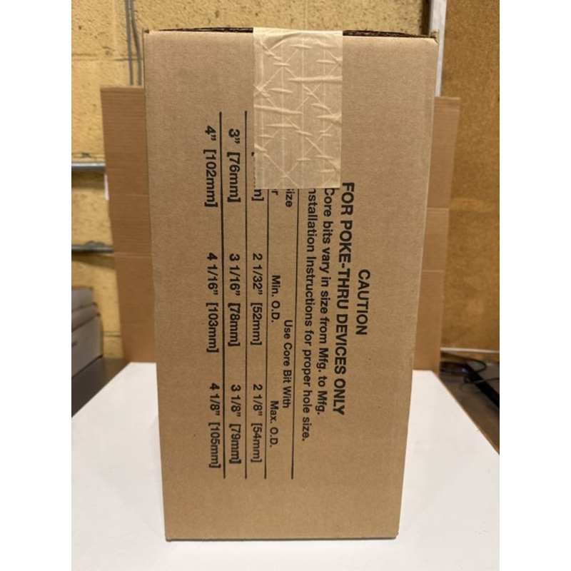 Wiremold RC4ATCBK Poke-Thru Assembly Series RC4