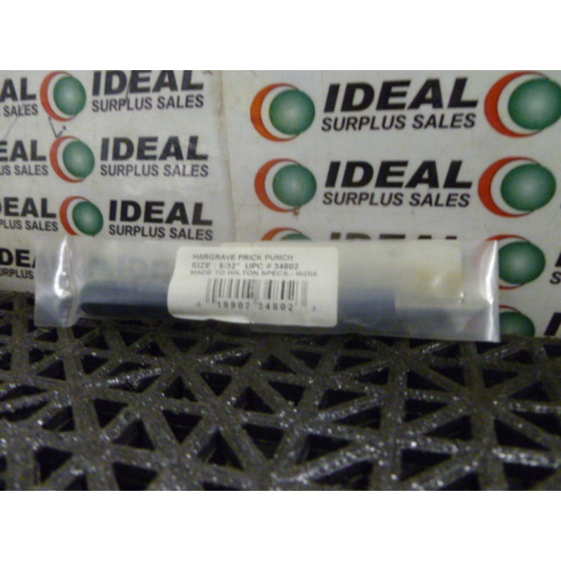 WILTON 34802 Hargrave Prick Punch Size 5/32