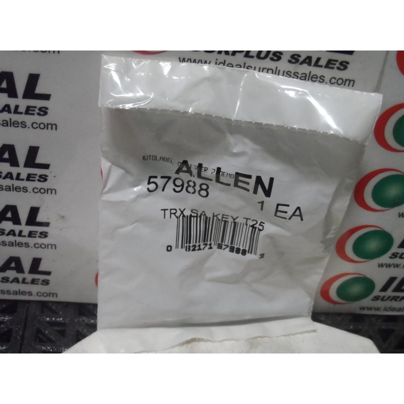 ALLEN 57988 TORX KEY|Factory Sealed Packaging|New In Box|New No Box|Used|Reconditioned