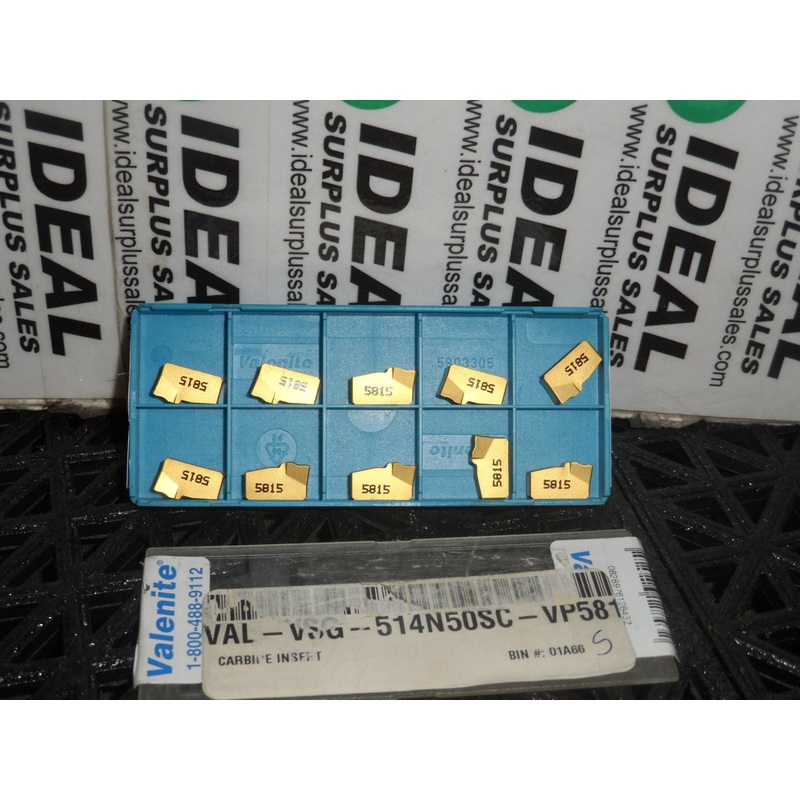 VALENITE VSG INSERT|Factory Sealed Packaging|New In Box|New No Box|Used|Reconditioned