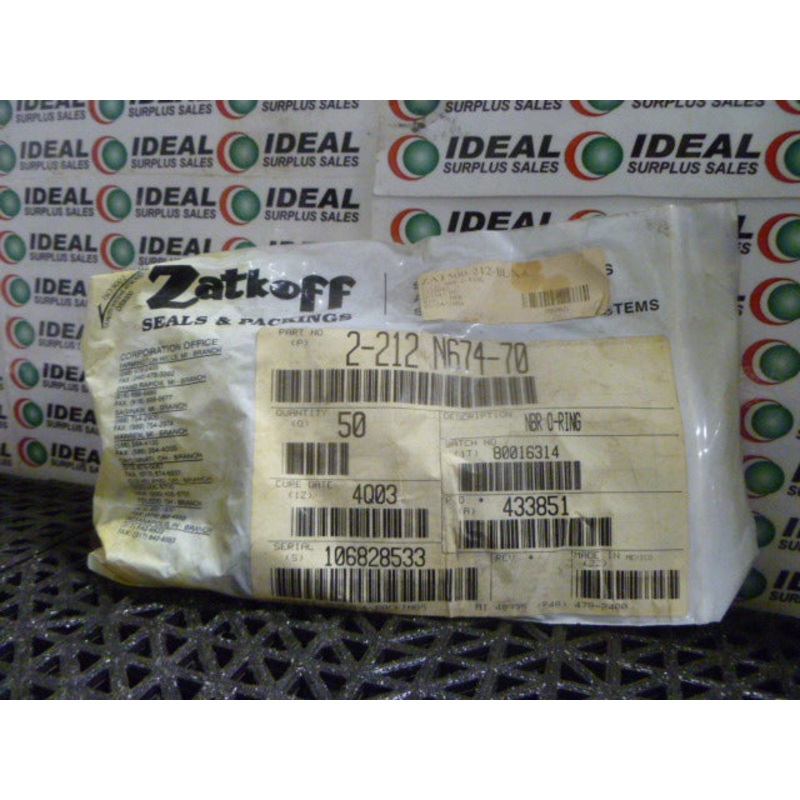 ZATKOFF 2212N67470|Factory Sealed Packaging|New In Box|New No Box|Used|Reconditioned