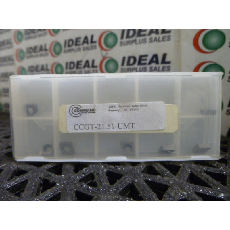 COMMAND TOOLING CCGT2151UM|Factory Sealed Packaging|New In Box|New No Box|Used|Reconditioned