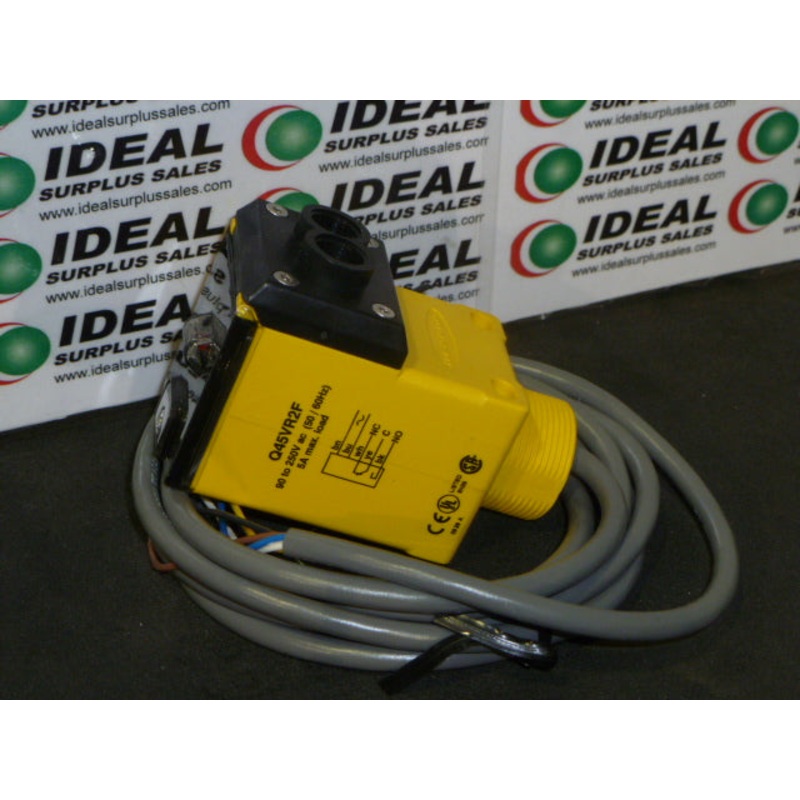 BANNER  Q45VR2F – SENSOR, INFRARED, GLASS FIBEROPTIC, SPDT, 2M CABLE