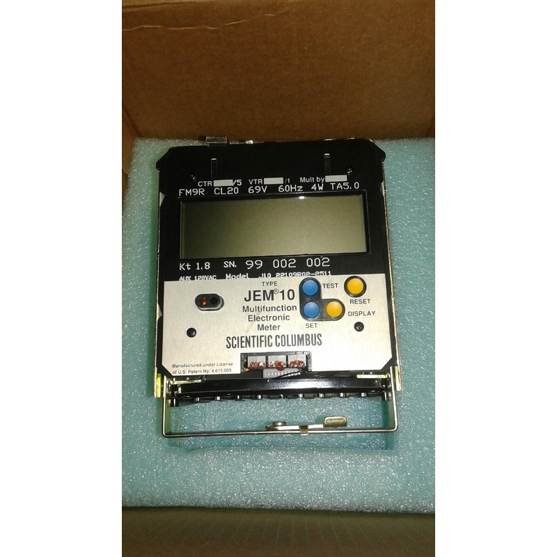 SCIENTIFIC COLUMBUS JEM 10 MULTIFUNCTION ELECTRONIC METER MODEL J10