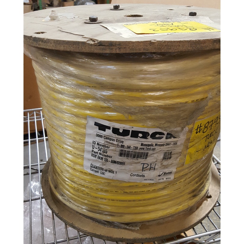 TURCK RSM RKM 106-80M/S3059 MINIFAST Double Ended Cordset 80M Length U-54165
