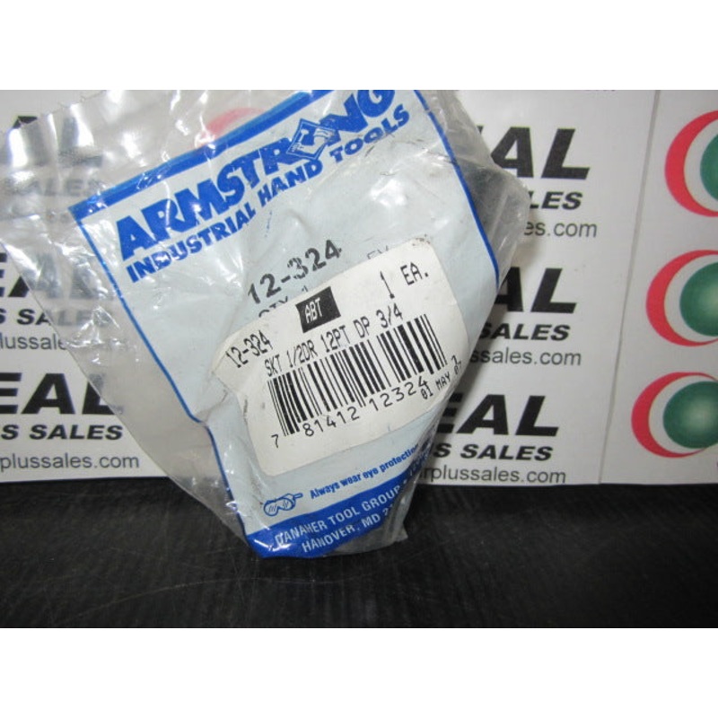 Armstrong 12-324 3/8 Drive 3/4 12-Point Deep Socket