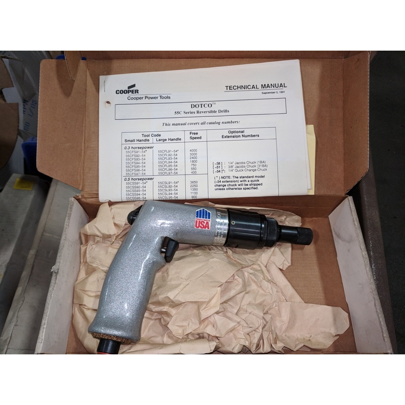 COOPER TOOLS 55CSL95-54 REVERSIBLE DRILL