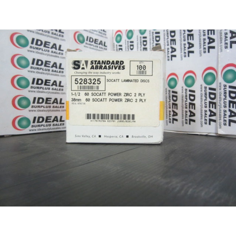 STANDARD ABRASIVES 528325|Factory Sealed Packaging|New In Box|New No Box|Used|Reconditioned