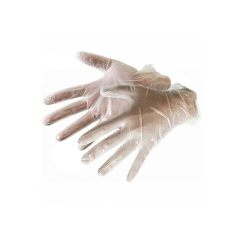 Ansell Dura-Touch 34-500-M Vinyl Disposable Gloves Powdered
