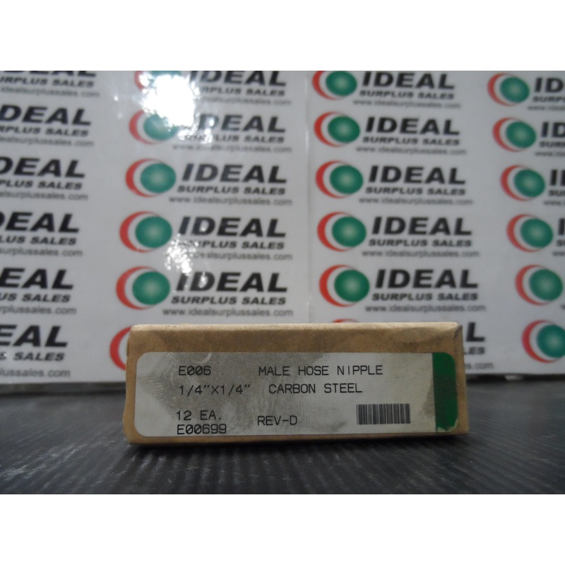 Band-It E00699 Hose Nipple 1/4 x 1/4 12 Per Box