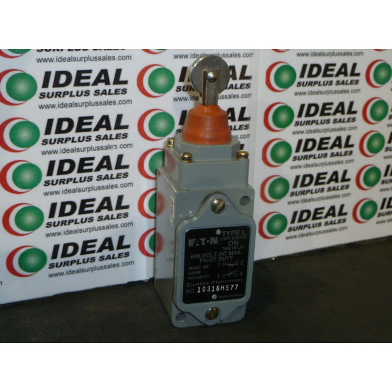CUTLER-HAMMER  10316H577 – SWITCH, 600VAC, TOP-ROLLER, 1-NO, 1-NC, LIMIT SWITCH