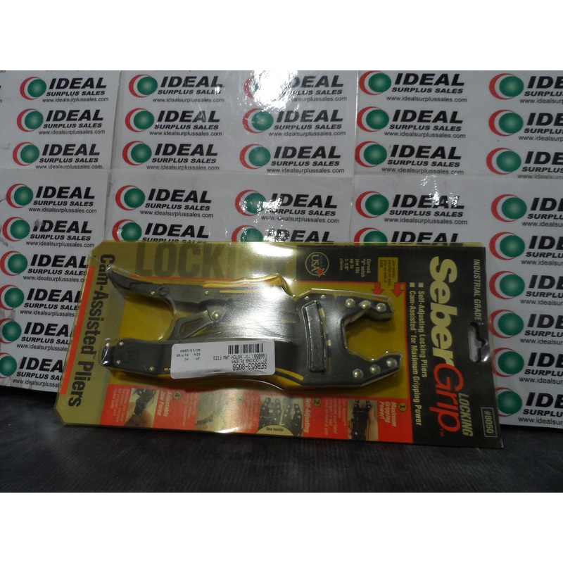 Seber Grip 8050 8” Self Adjusting Cam Assisted Locking Pliers