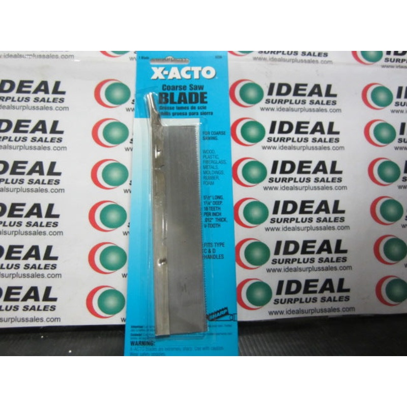 X-ACTO X236 SAW BLADE|Factory Sealed Packaging|New In Box|New No Box|Used|Reconditioned